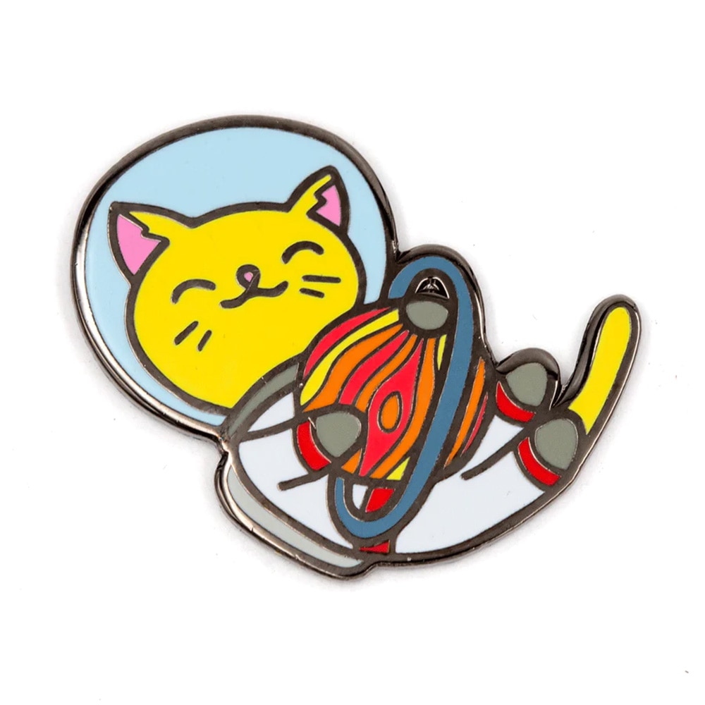 Fashion Accessories, These are Things, Enamel Pin, Accessories, Unisex, 650351, Astronaut Cat